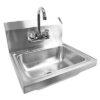Wall Mount Hand Sink / Faucet / Strain