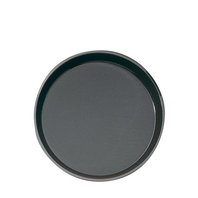 Polytread Tray Round Black 16"