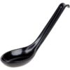 0.6 Oz/6x1 3/4" Soup Spoon/Blk