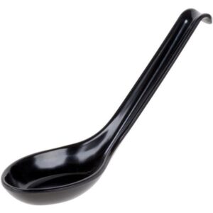 0.6 Oz/6x1 3/4" Soup Spoon/Blk
