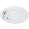 Blue Bamboo 10 1/2" Round Melamine Curved Rim Plate