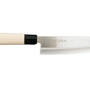 11.75" (6.5) S/S Sntoku Knife w/Natural Wood Hand