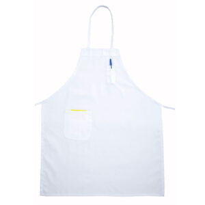 28.5 X 33" / Bib Apron / 12 / White