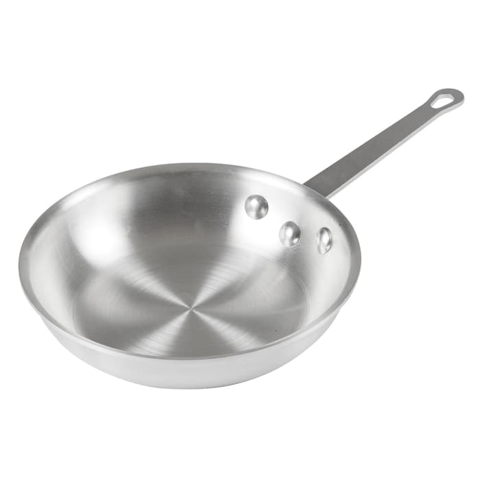 8" Aluminum Fry Pan, Gladiator, Natural