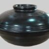7.5" Casserole Clay Pot Black