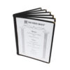 8.5 X 11"/Menu Cover/Blk/6P