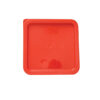 6 & 8 QT/PE Sq. Cover/Red/12