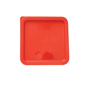 6 & 8 QT/PE Sq. Cover/Red/12