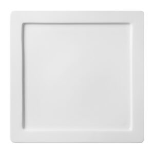 11" Flat Square Board Rim Plate / 12