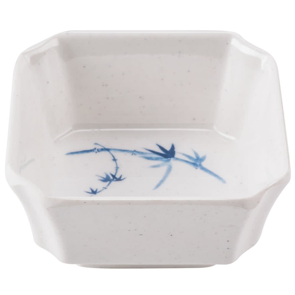 3 1/8" Square Small Bowl / Blue Bamboo / 20