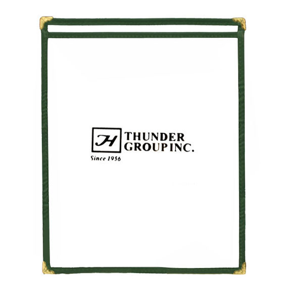 8.5 X 11"/Single Menu Cover/Grn