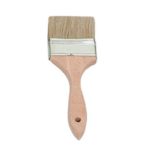 2 1/2" Pastry Brush / Flat / Wh & Mb