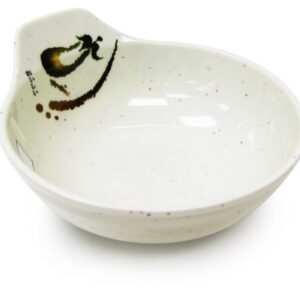Eggplant Tempura Sauce Bowl 4.25" D x 1.5" H