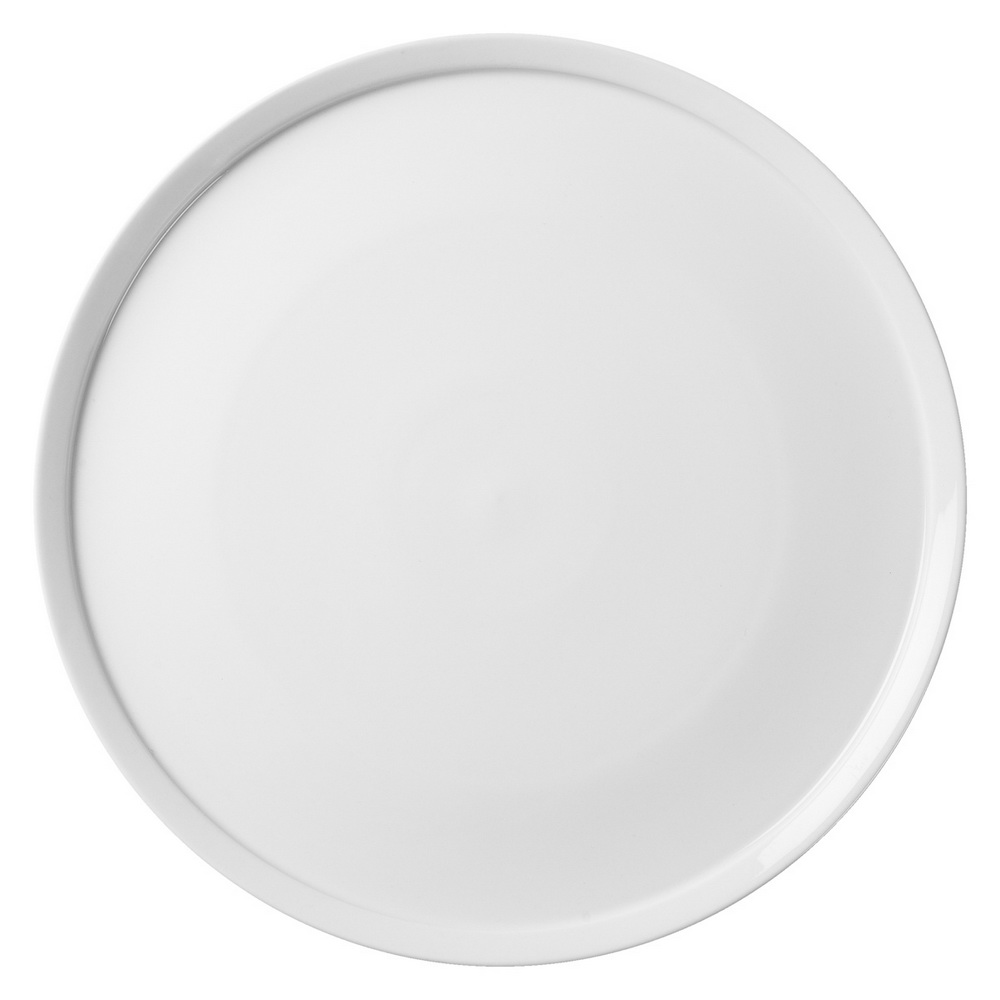 13" Flat Rnd Narrow Rim Plate/12