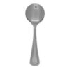 Pearl Bouillon Spoon / Chrome / 3 Dz