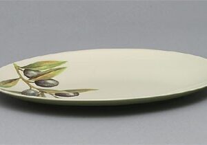 10" Oval Plate