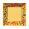 12" Square Dinner Plate, Melamine, Yellow