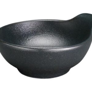 4" Dipping Saucer/Blk/48