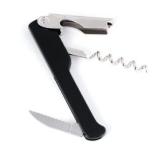 Waiter Cork Screw, Black, Economy