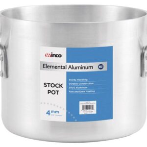 16 Qt / Elemental Aluminum Stock Pot / 4mm