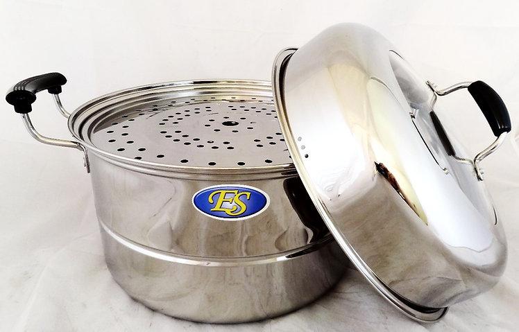 28 Cm / 11" S/S Steamer / 2 x Layer / Set