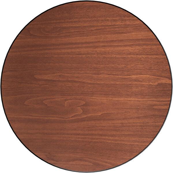 36" Table Top/Revers/Walnut/Oak