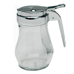 6 Oz Glass / Chrome Lid / Syrup Dispenser / 1 Dz
