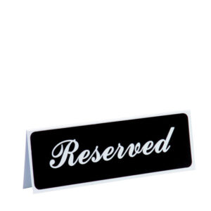 3 X 8" Reserved Sign / Traex