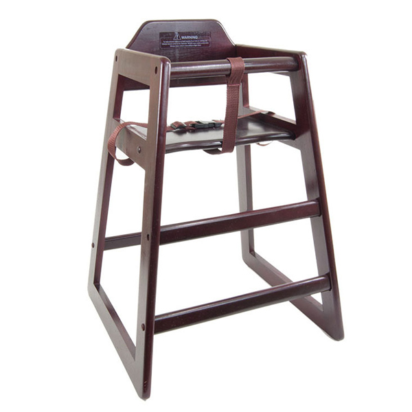 Mahogany Wood High Chair