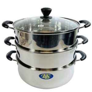 34 cm/13.5/S/S Steamer/3 Layer/4