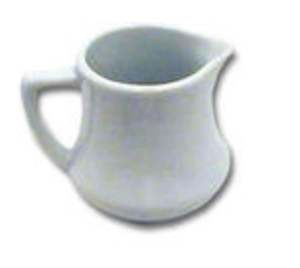 3.75 Oz Creamer White *