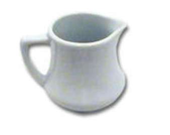 3.75 Oz Creamer White *