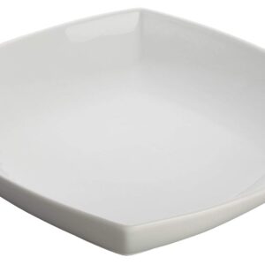 10" Square Porcelain Square Bowl, Bright