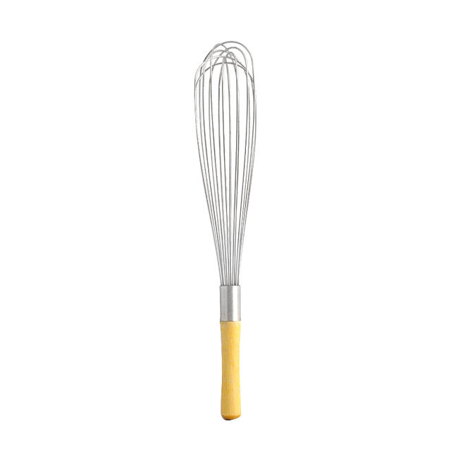 18" S/S Wire Whip / Wood Handle