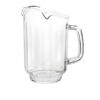 64 Oz Water Pitcher / 3 Spout / Clear / 12