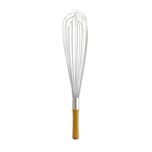 24" Wire Whip S/S Wood Handle