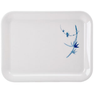 13 1/8" X 10 1/4" Tray (S) / Blue Bamboo