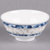 Blue Dragon 9 oz. Round Melamine Rice Bowl - 12/Case