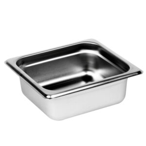 Sixth Size 2 1/2" Deep 24 Gauge Anti Jam Pans