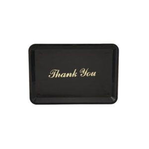 Tip Tray "Thank You"Gold Imprint/12