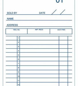 Sales Book 25 Books / Pack / 250