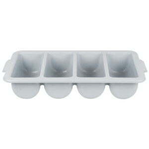 4 Compartment Cutlery Tray - Grey