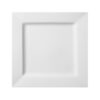 10" Flat Square Board Rim Plate / 12
