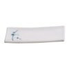Blue Bamboo 9 3/8" x 4 1/4" Rectangular Melamine BBQ Plate