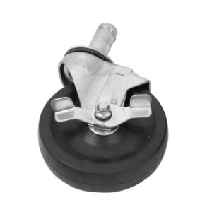 5" / Rubber Wheel W/ Brake / 16