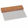 6 X 4" / Dough Scraper / Wood Hand