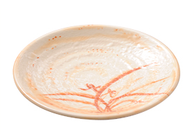 8.25"Dia. x 1.25"H Gold Orchard Plate