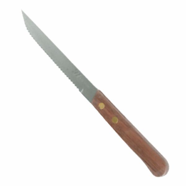 4.5" Point Tip Steak Knife / Wood Handle