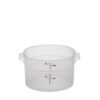 2 Qt Round Container / Translucent