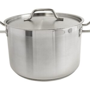 12 Qt Stock Pot Stainless Pot w/ Lid